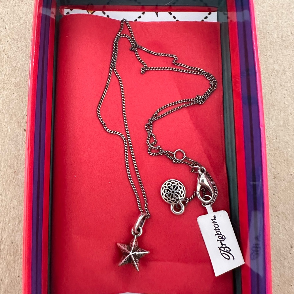 Brighton Silver Star Pendant Necklace